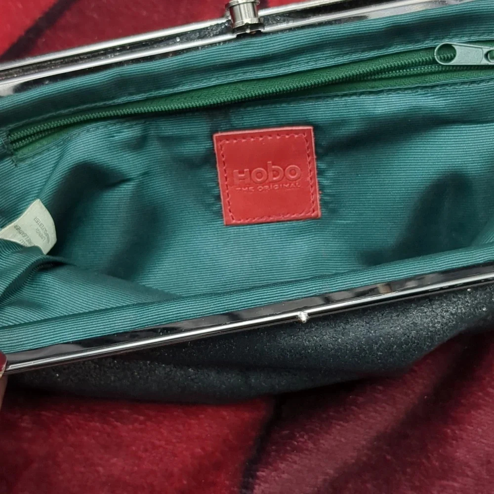 Hobo Black And Silver Clutch